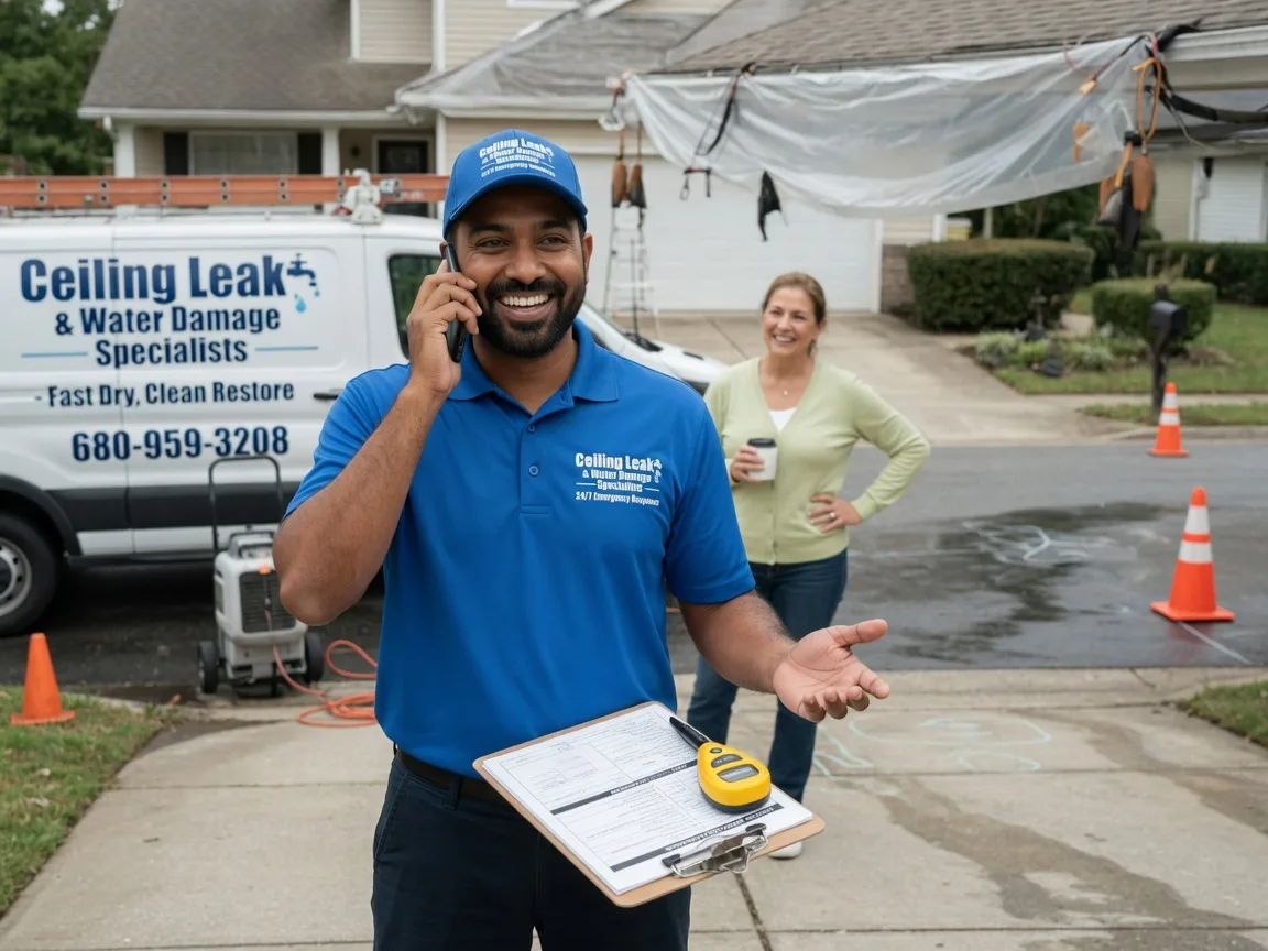 Ceiling Leak Cleanup Purmela, TX FAQs